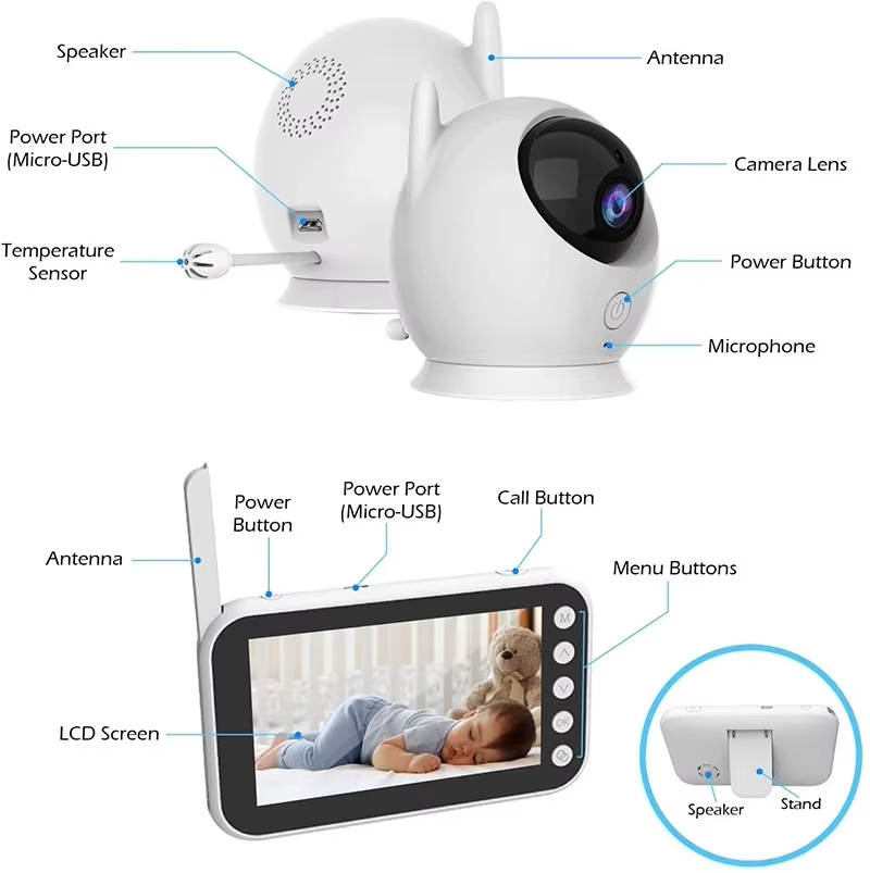 Baby Monitor 1080p Hd Remote