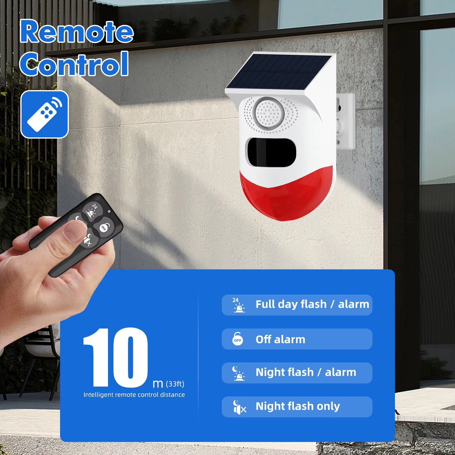 PIR Motion Sensor Alarm With Sound And Light