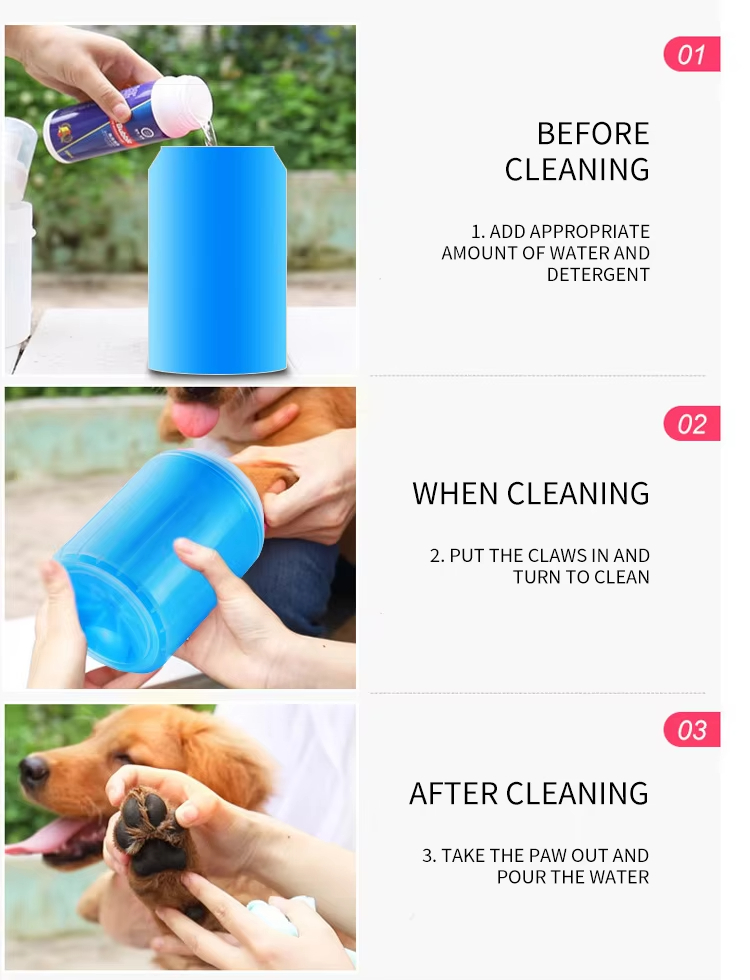 Paw Cleaner Brush Pet 