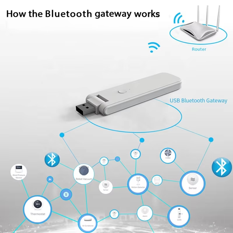 BT tuya app smart door lock gateway 