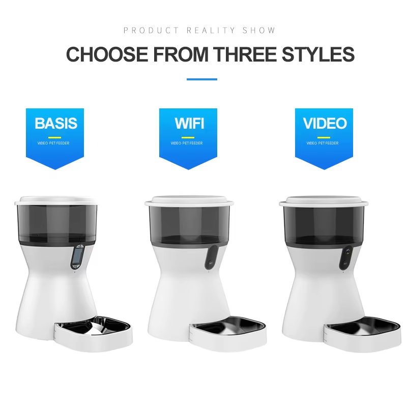 Cat Feeder 4l Automatic Pet Feeder food Blows Plastic Feeder For Dog