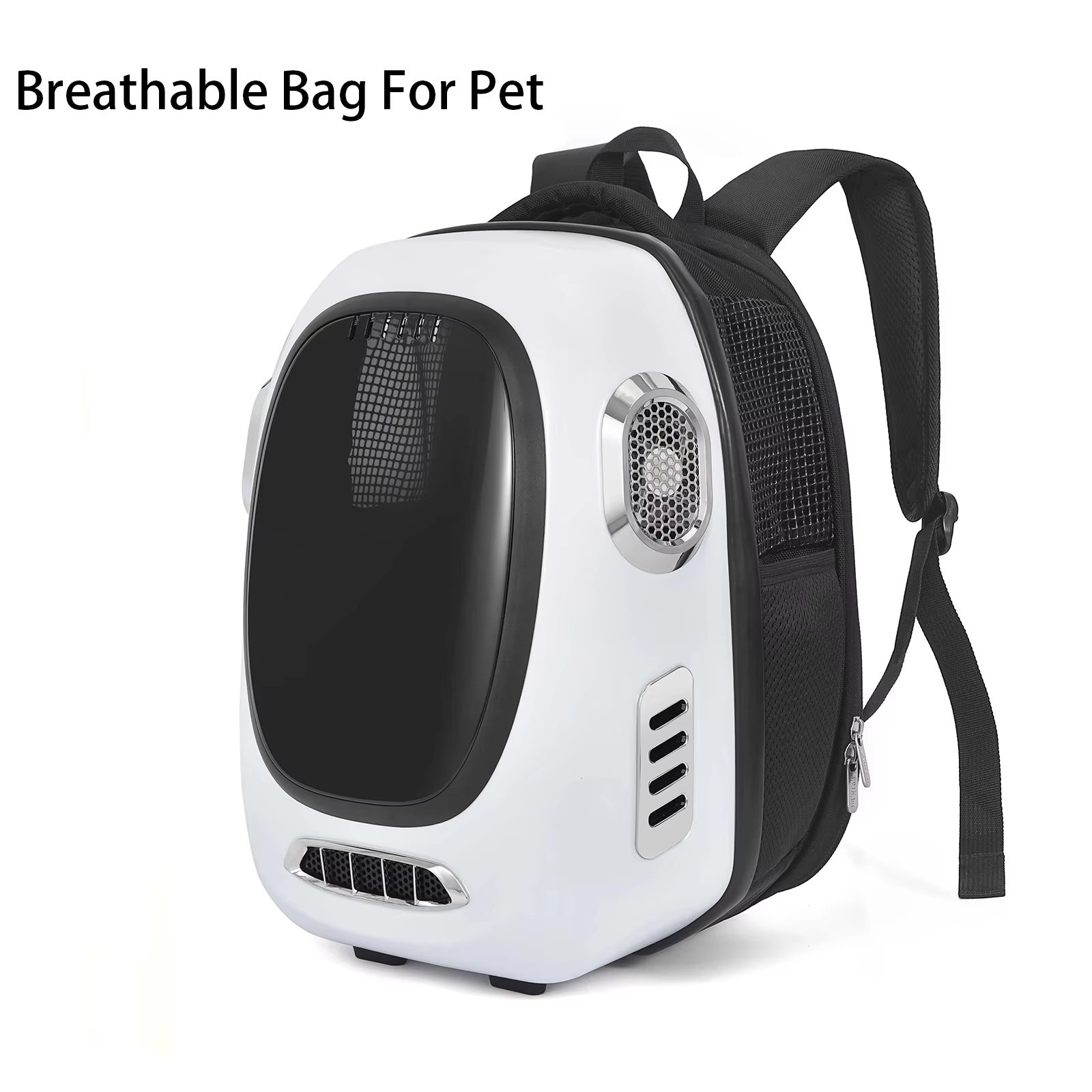 Bluetooth control smart pet backpack with fan