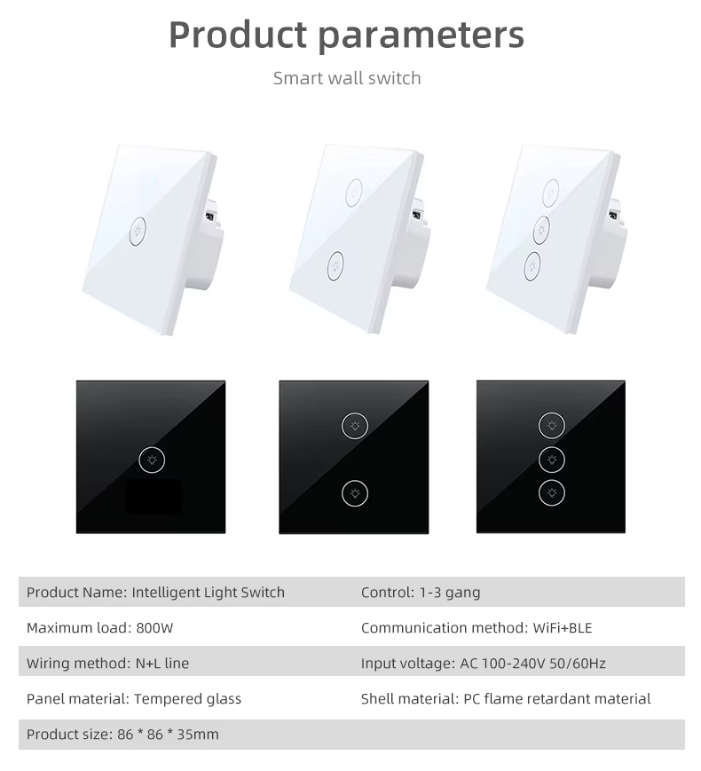 Matter Smart Switch Wireless Control Alexa Google Apple Home