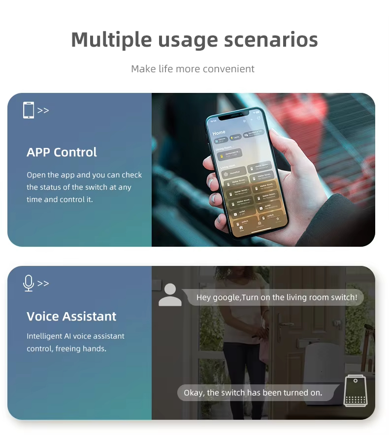 Matter US Standard Glass Touch switch WiFi Matter light