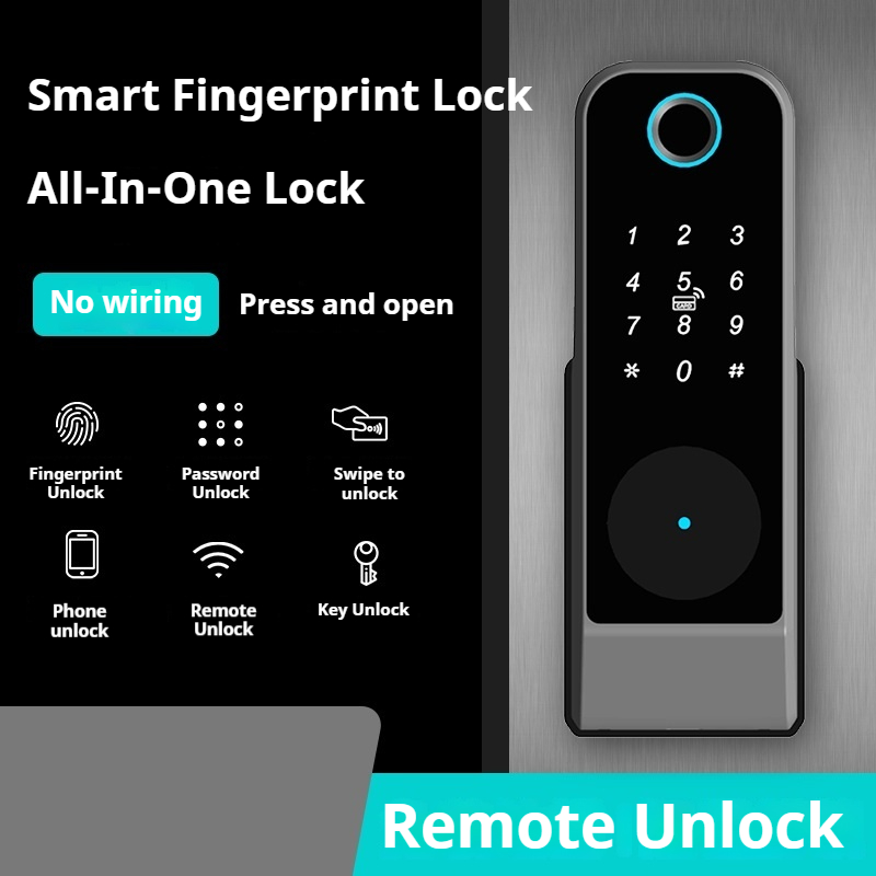 Ip65 Finger Print Password Card Key Door Locks