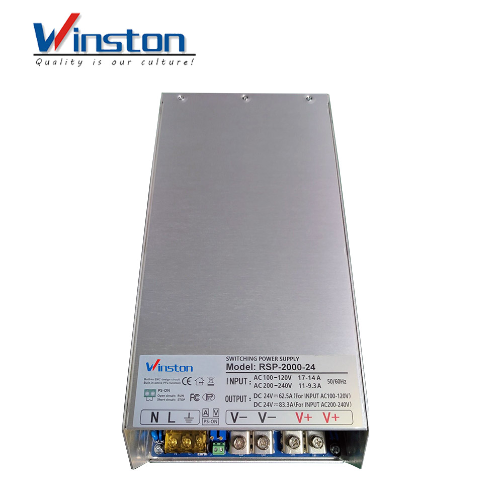 RSP-2000 24V Flat Panel Industrial Switching Power Supply