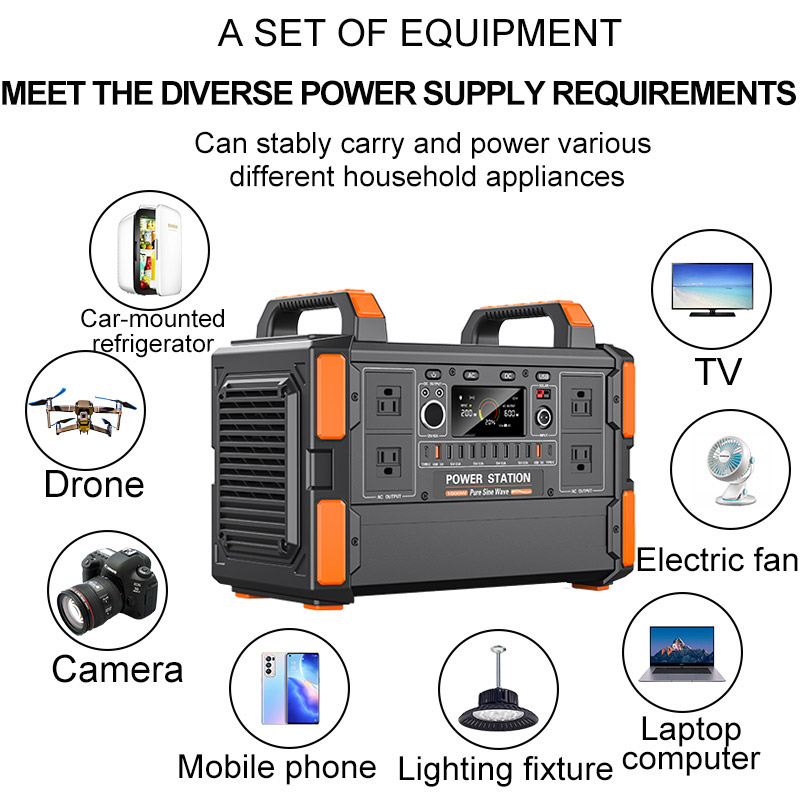 T11 1200W AC Solar Generator Portable Power Supply